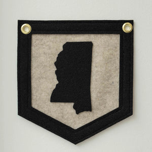 Mini State Pennant Crooked Letter