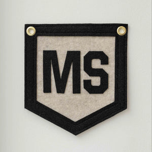 Mini State Pennant Crooked Letter
