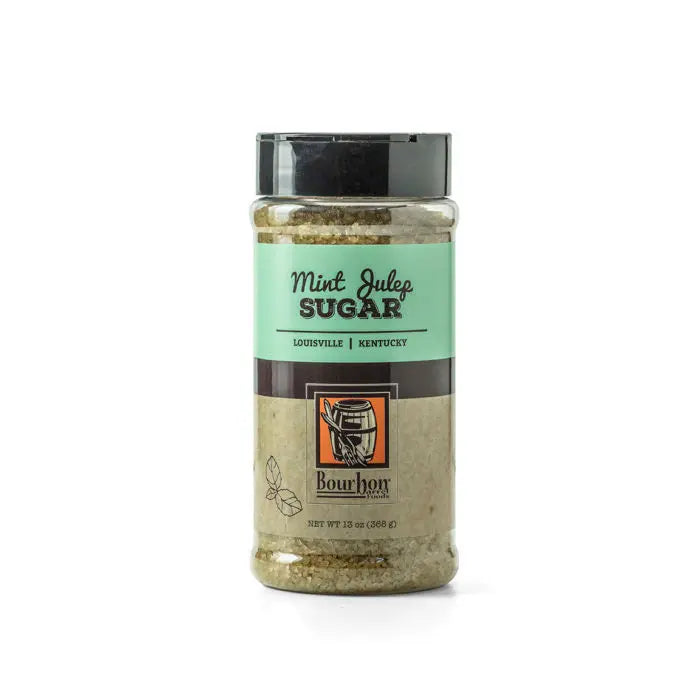 Mint Julep Sugar for cocktail rims, iced tea, fruit, and Kentucky Derby gifts