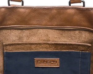 Ellington Leather Market Tote by Mission Mercantile Leather Goods, handmade leather goods detail photo 10