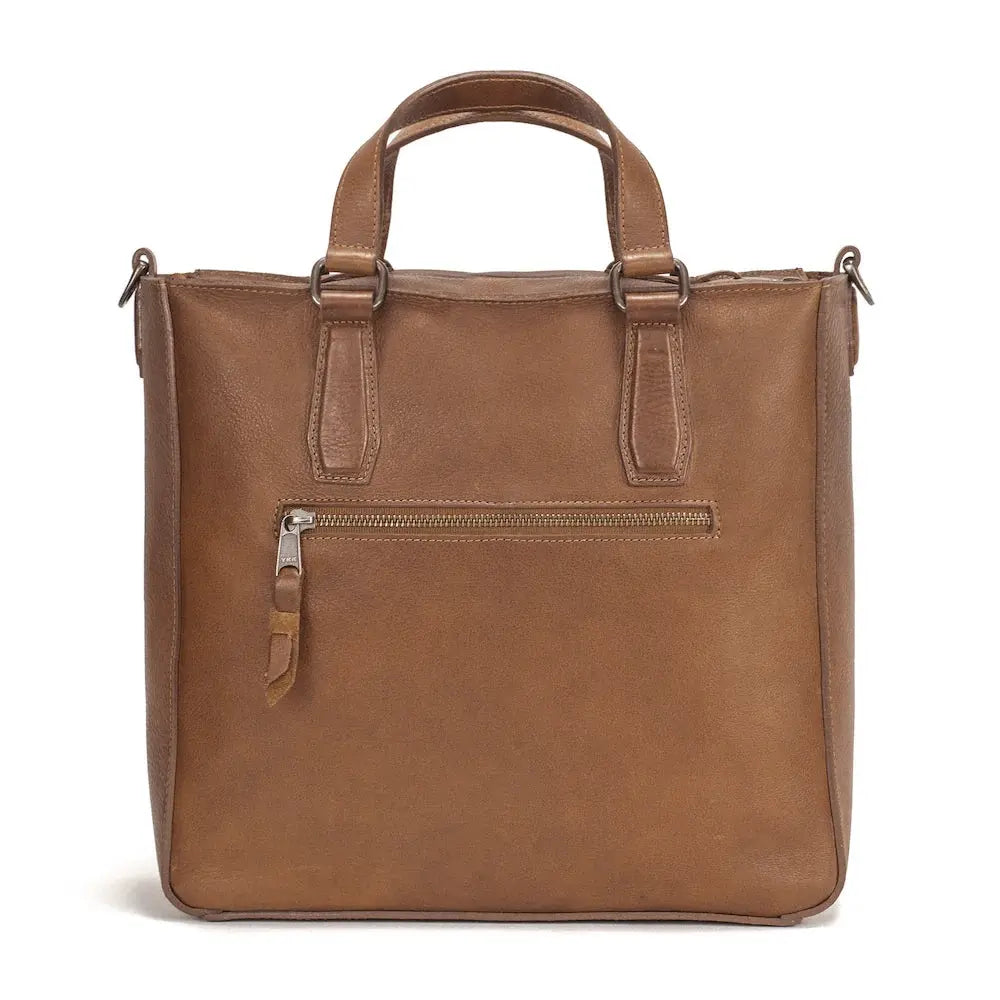 Ellington Leather Market Tote by Mission Mercantile Leather Goods, handmade leather goods detail photo 6