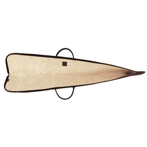 White Wing Leather Hunting Shotgun Case by Mission Mercantile Leather Goods, handmade leather goods detail photo 6