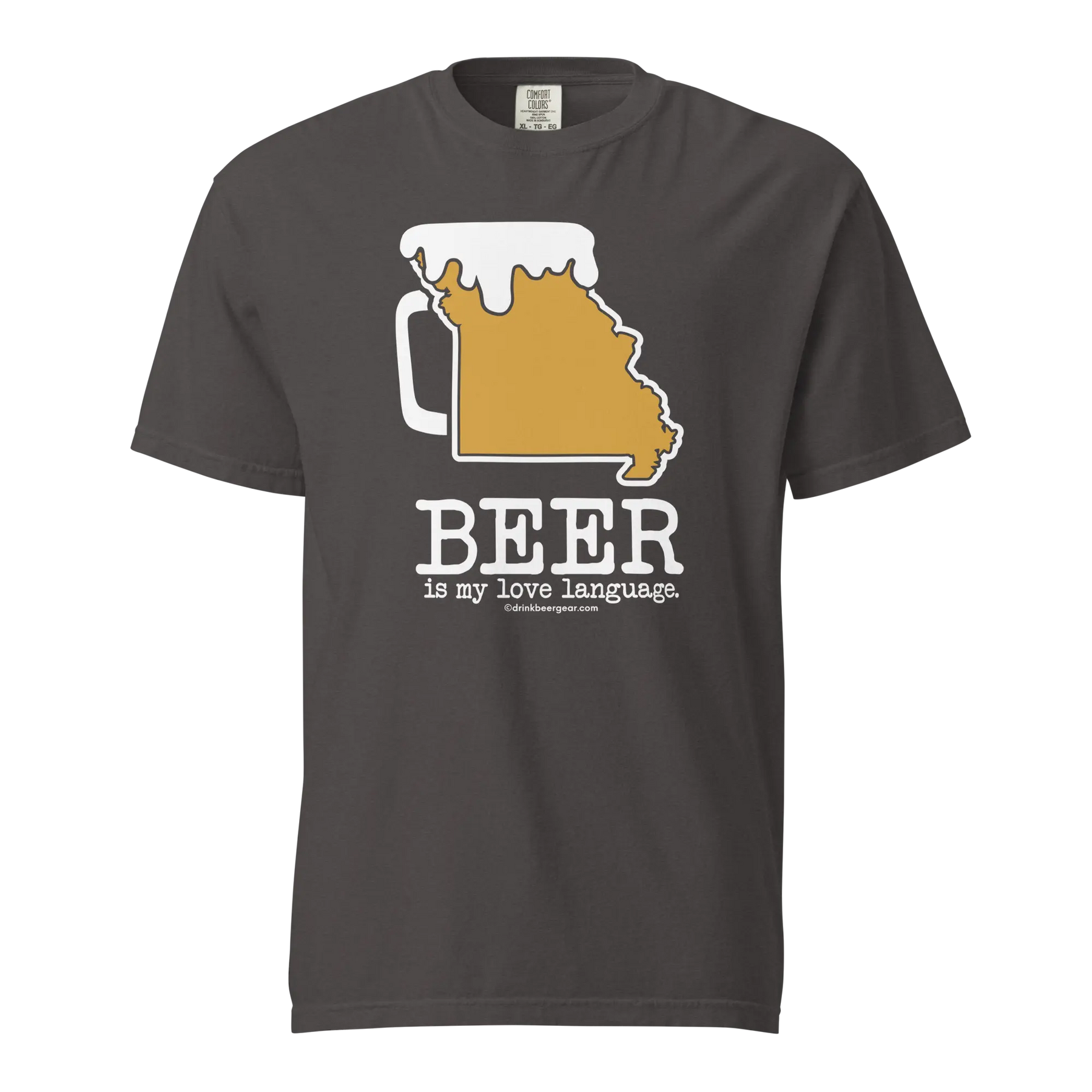 Missouri Beer Mug Tee – Beer Is My Love Language. - COMFORT COLORS BRAND TEE Drink Beer Gear