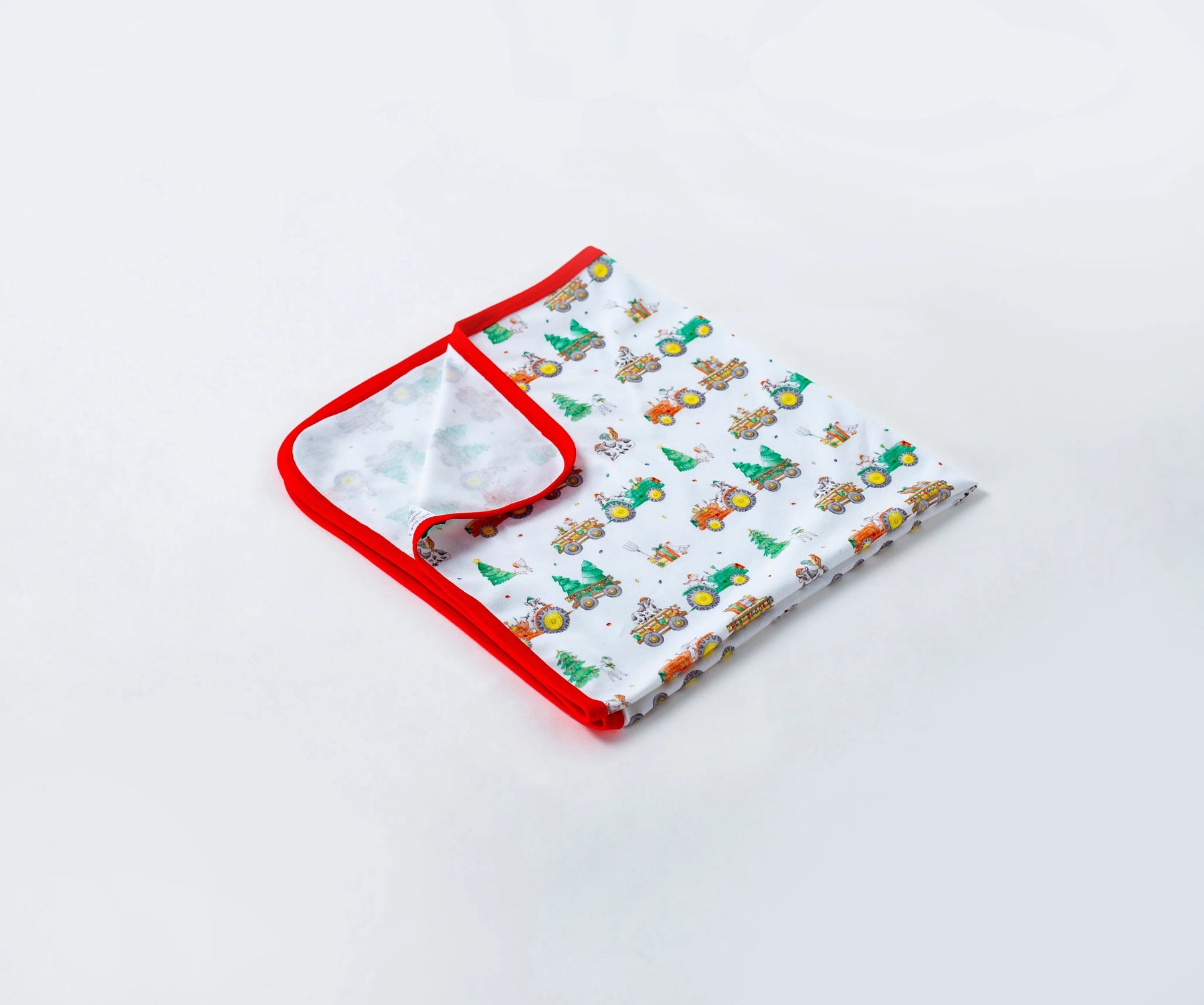 Moo-y Christmas Organic Cotton Christmas Baby Blanket Nola Tawk