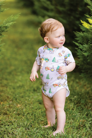 Moo-y Christmas Organic Cotton Christmas Onesie Nola Tawk