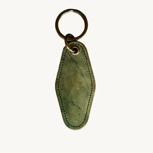 Motel Key Ring - Reverse Black Horween Shell Cordovan Loyal Stricklin