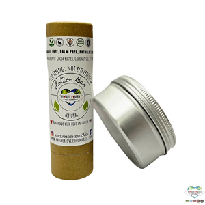Mother Lovin Cocoa Butter Lotion Bar by Mother Lovers Eco Market, natural skincare detail photo 2