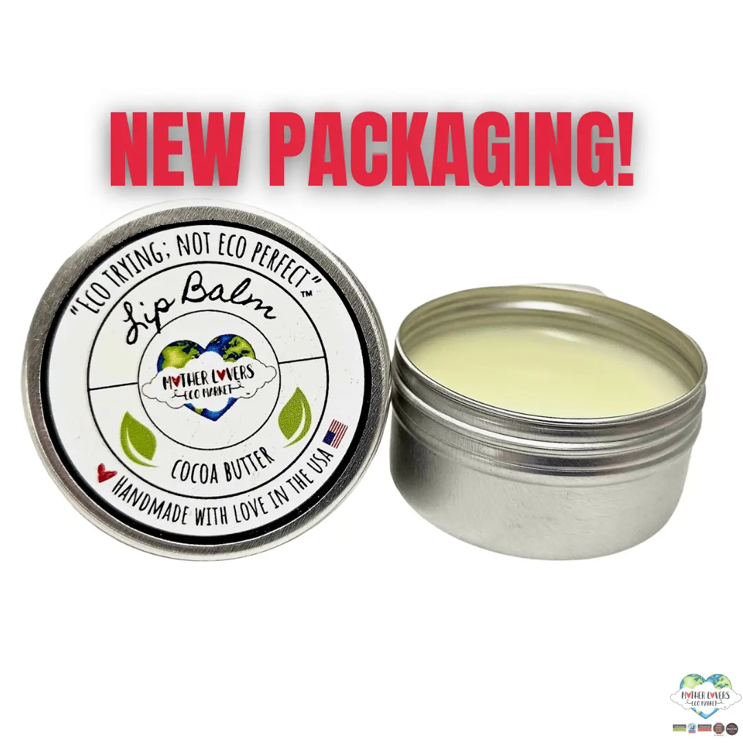 Mother Lovin Lip Balm with Organic Cocoa Butter by Mother Lovers Eco Market, natural skincare main product photo