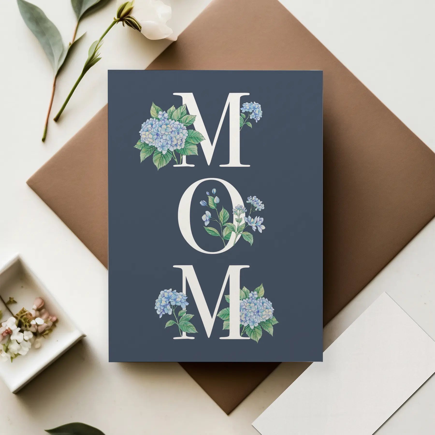 Mother's Day Hydrangea Greeting Card Nola Tawk
