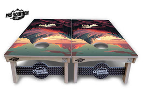 Mountain Sunset Cornhole Boards - Pro Solution Lite Series Cornhole Solutions