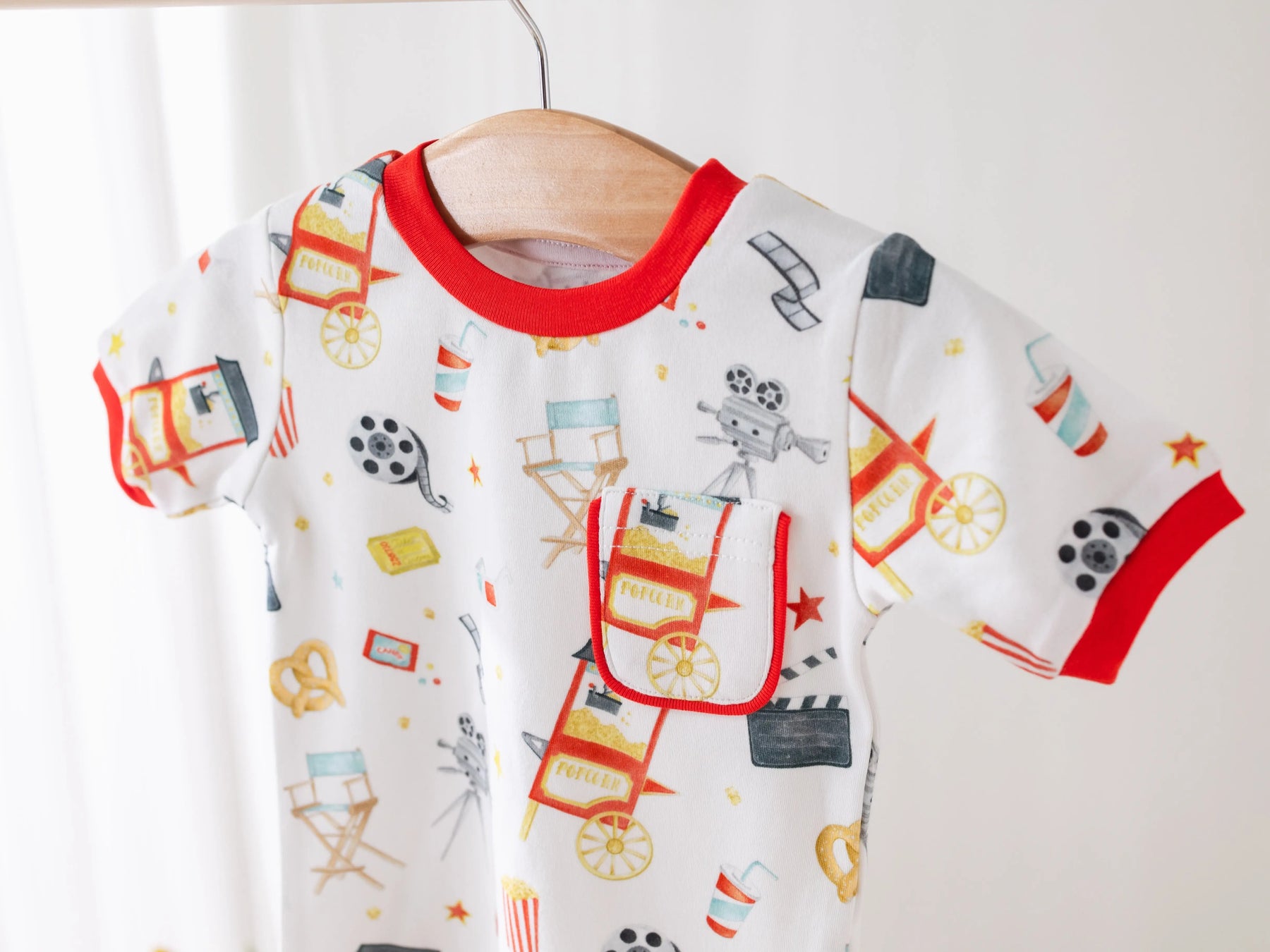 Movie Night Organic Cotton Pajamas Nola Tawk