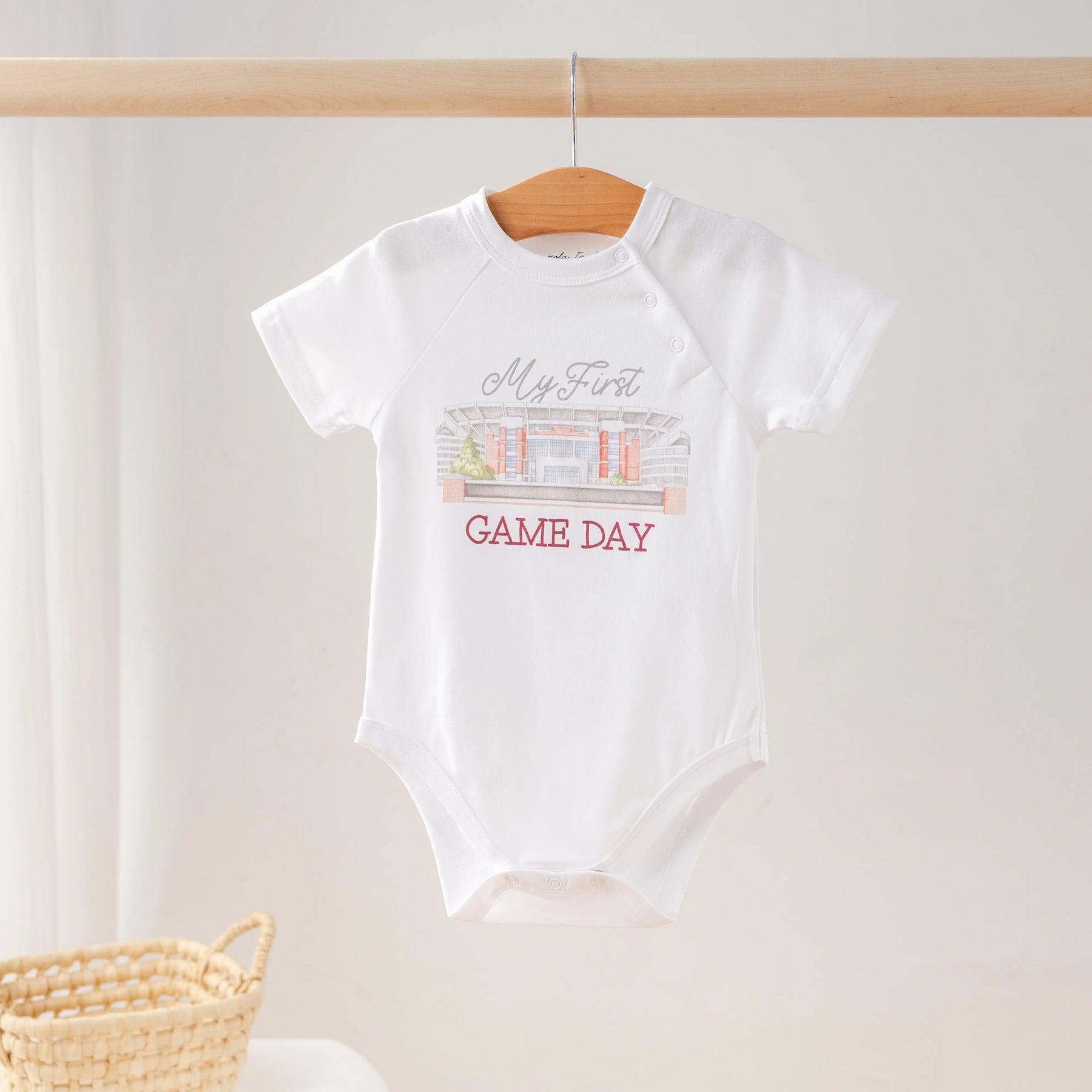 My First Game Day - Alabama Organic Cotton Onesie Nola Tawk