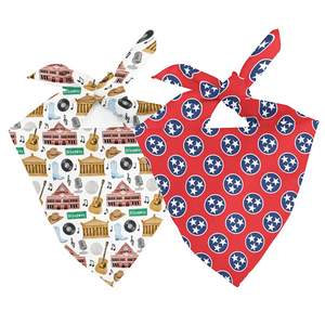 Nashville Tennessee Dog Bandana Dog Bandana Co.
