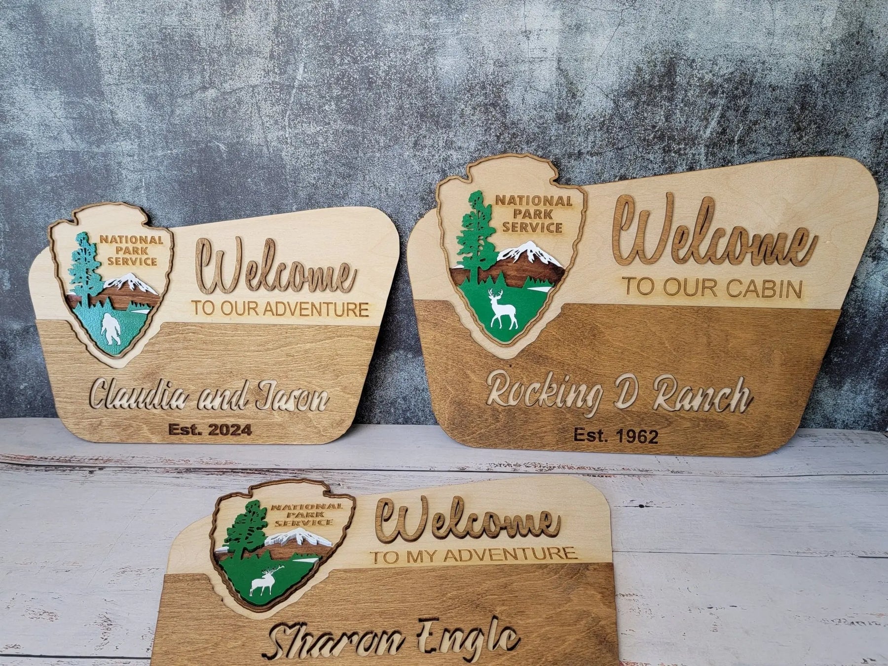 National Park Service Welcome Sign EverLee Creations