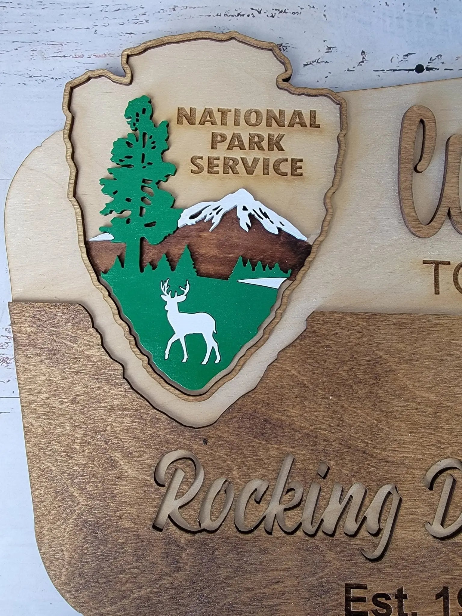 National Park Service Welcome Sign EverLee Creations