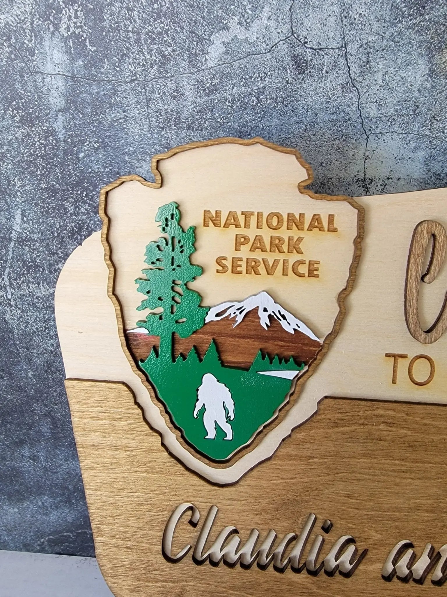 National Park Service Welcome Sign EverLee Creations