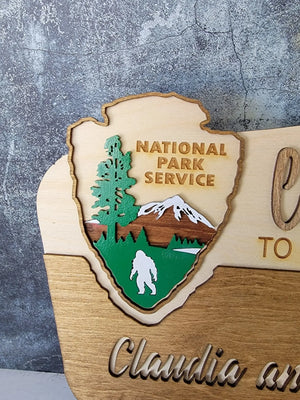 National Park Service Welcome Sign EverLee Creations