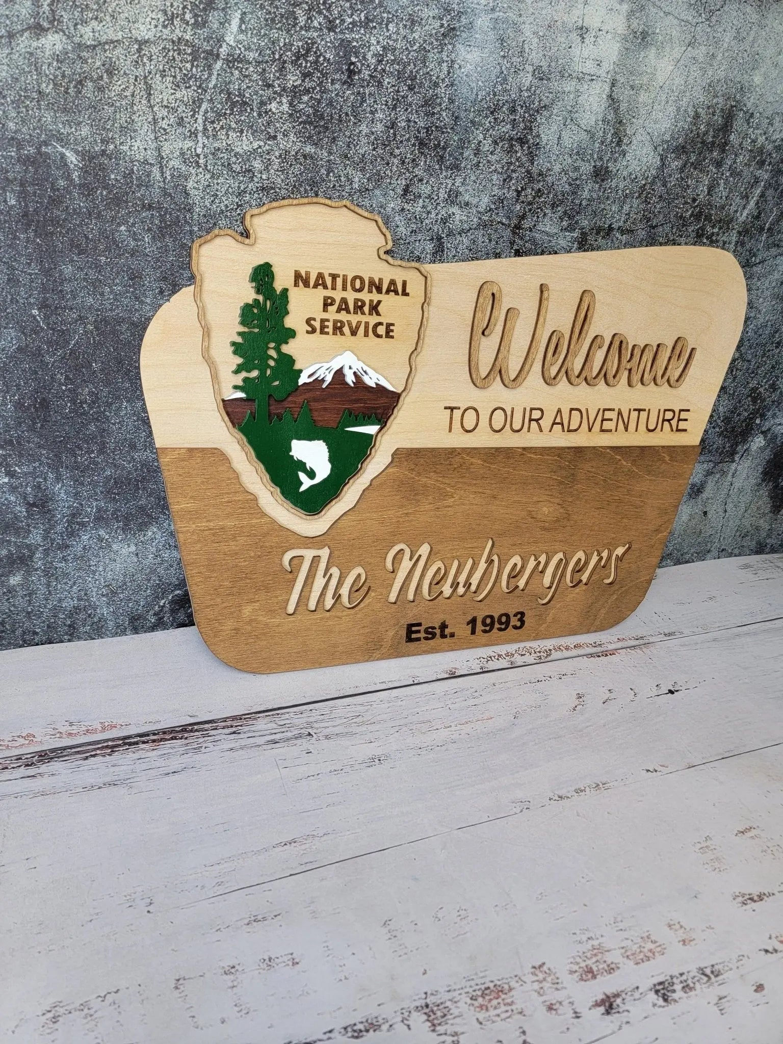 National Park Service Welcome Sign EverLee Creations