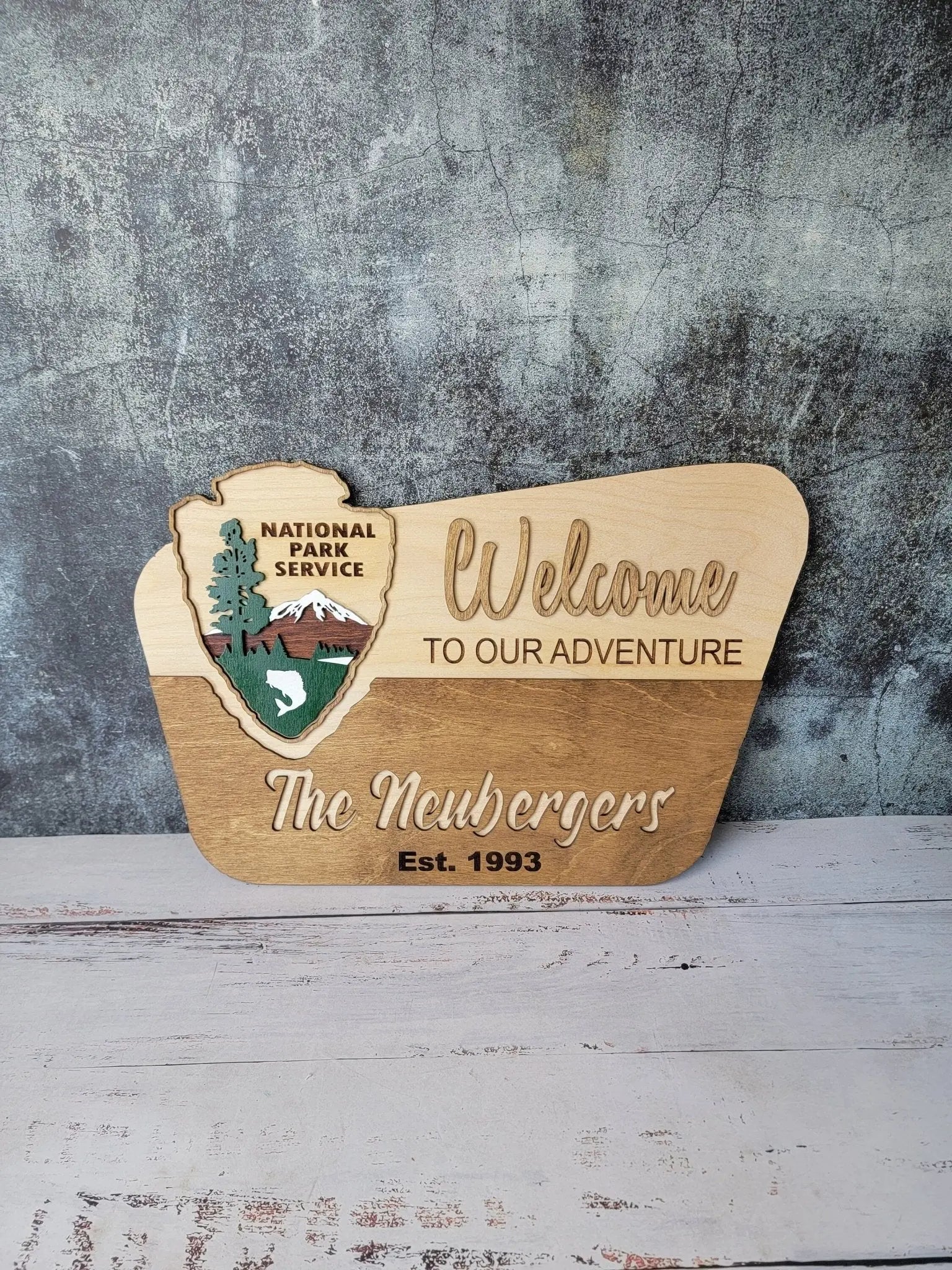 National Park Service Welcome Sign EverLee Creations