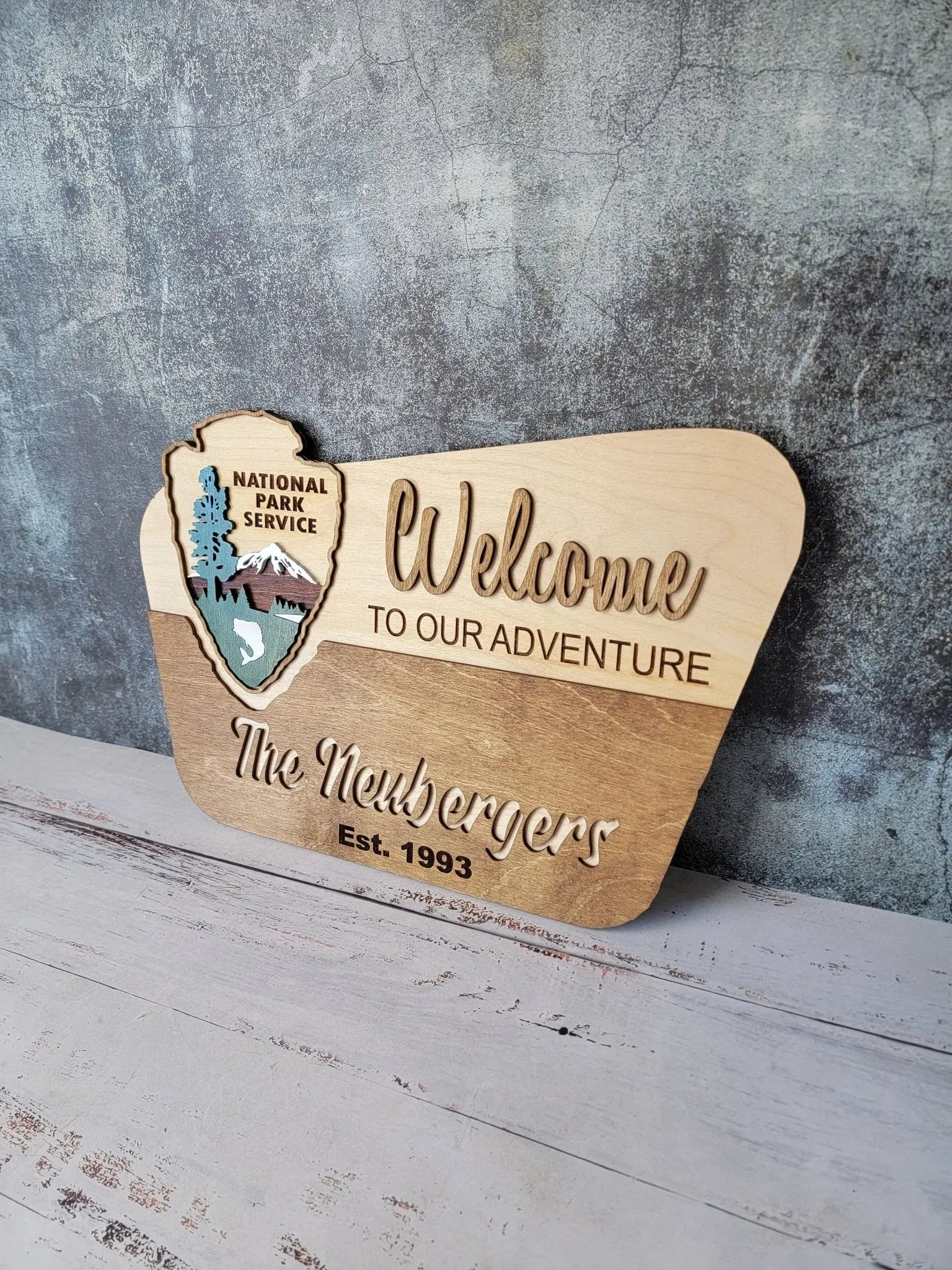 National Park Service Welcome Sign EverLee Creations