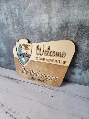 National Park Service Welcome Sign EverLee Creations
