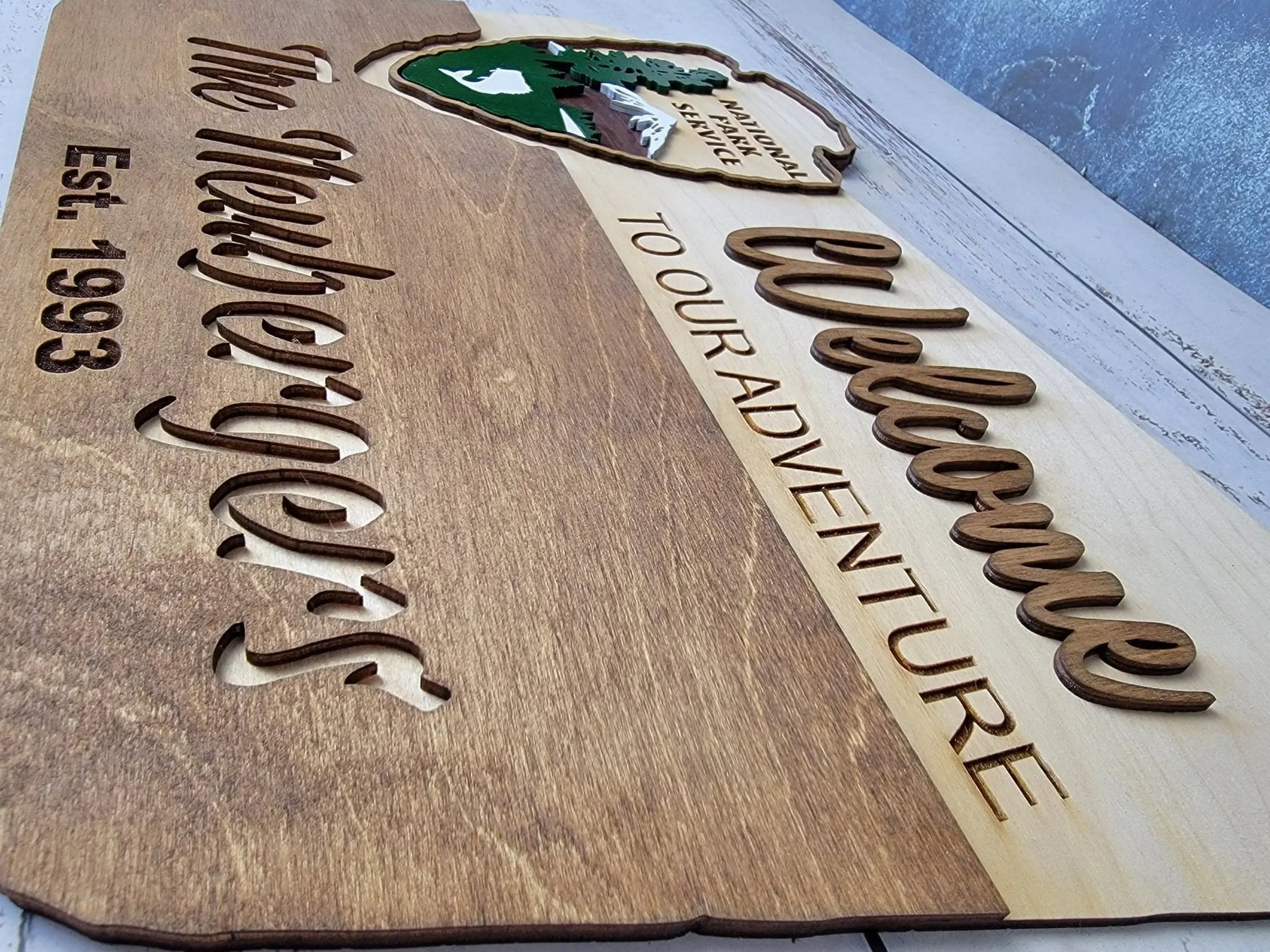 National Park Service Welcome Sign EverLee Creations