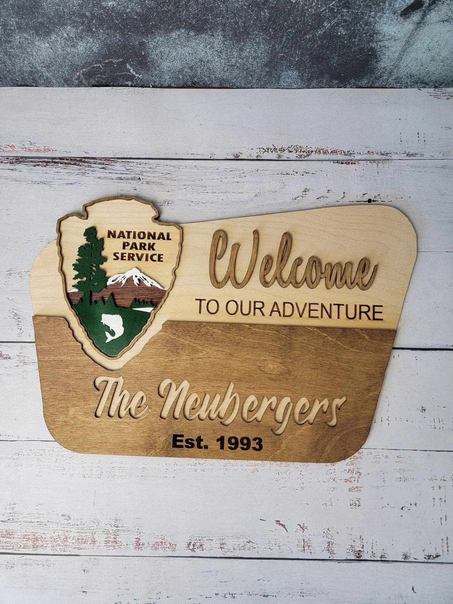 National Park Service Welcome Sign EverLee Creations