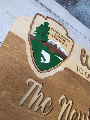 National Park Service Welcome Sign EverLee Creations
