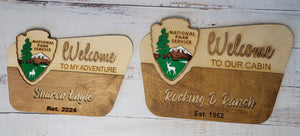National Park Service Welcome Sign EverLee Creations
