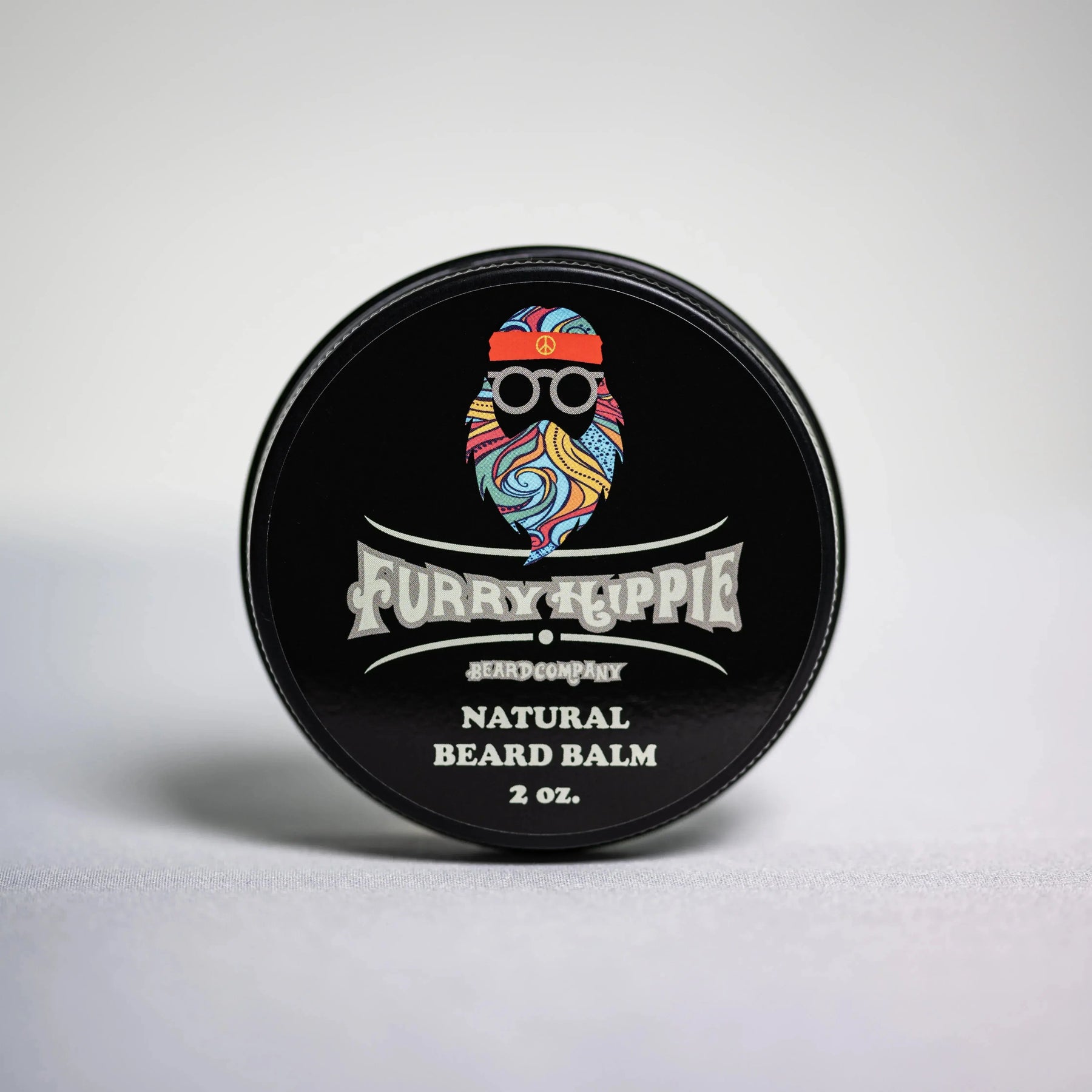 Natural unscented beard balm by Furry Hippie Beard Company