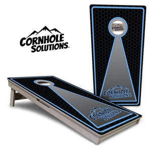 Neon Keyhole Cornhole Boards - Professional Tournament Series Cornhole Solutions