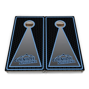 Neon Keyhole Cornhole Boards - Professional Tournament Series Cornhole Solutions