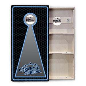 Neon Keyhole Cornhole Boards - Professional Tournament Series Cornhole Solutions