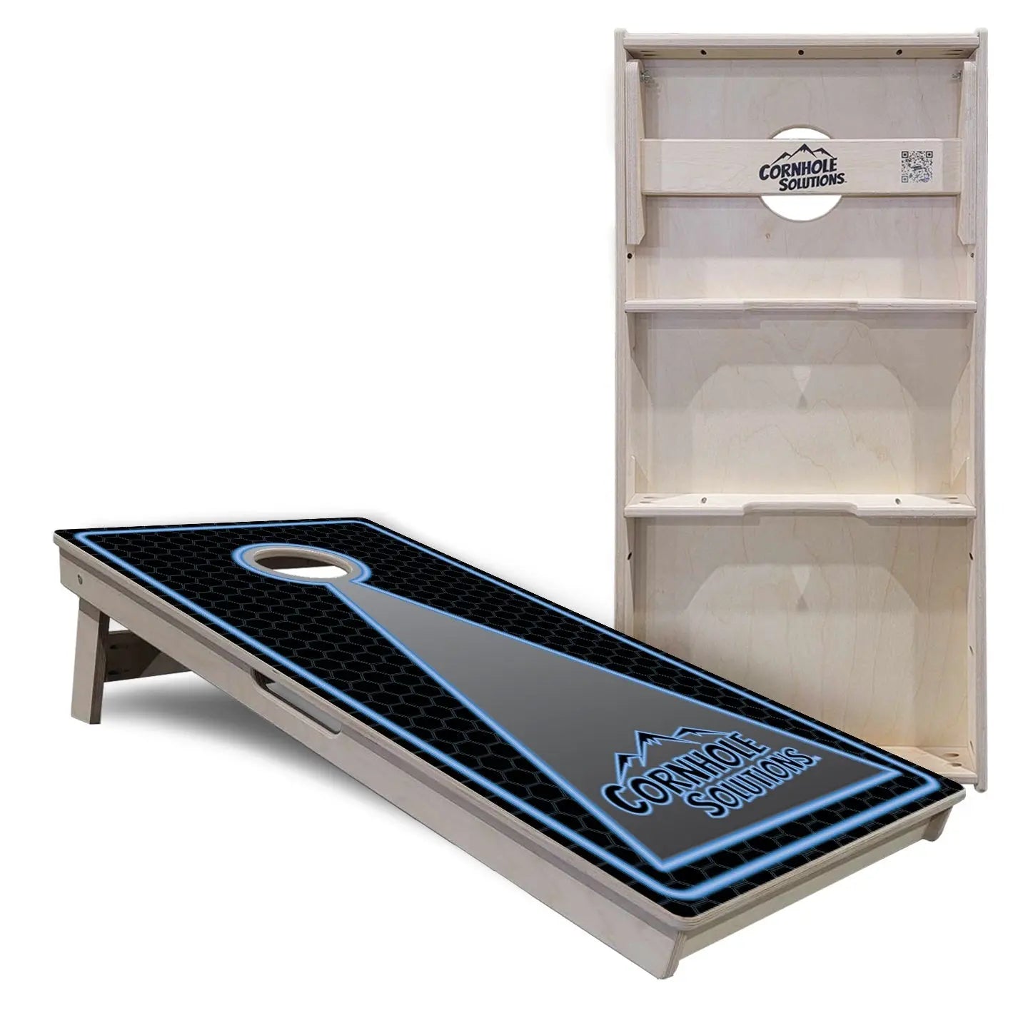 Neon Keyhole Cornhole Boards - Professional Tournament Series Cornhole Solutions