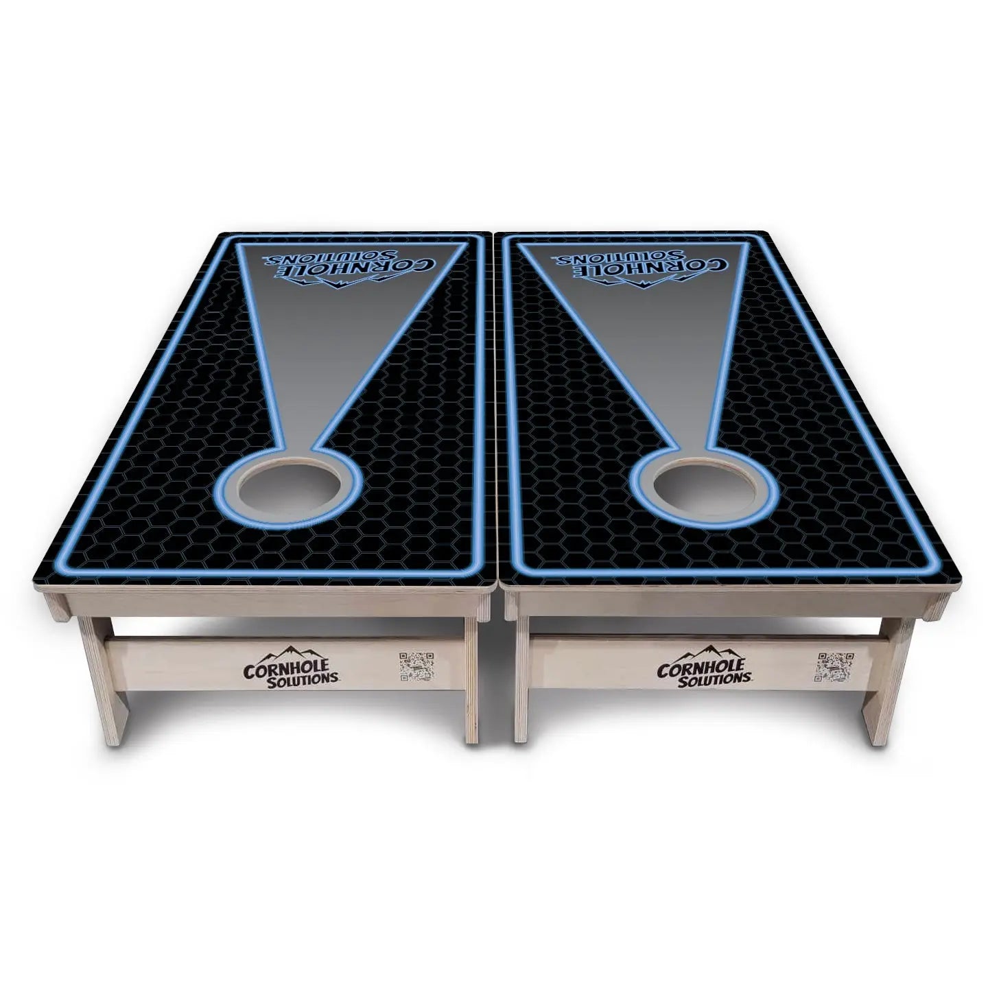 Neon Keyhole Cornhole Boards - Professional Tournament Series Cornhole Solutions