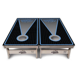 Neon Keyhole Cornhole Boards - Professional Tournament Series Cornhole Solutions