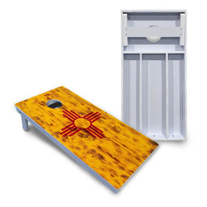 New Mexico Flag Cornhole Boards - All Weather Series Cornhole Solutions