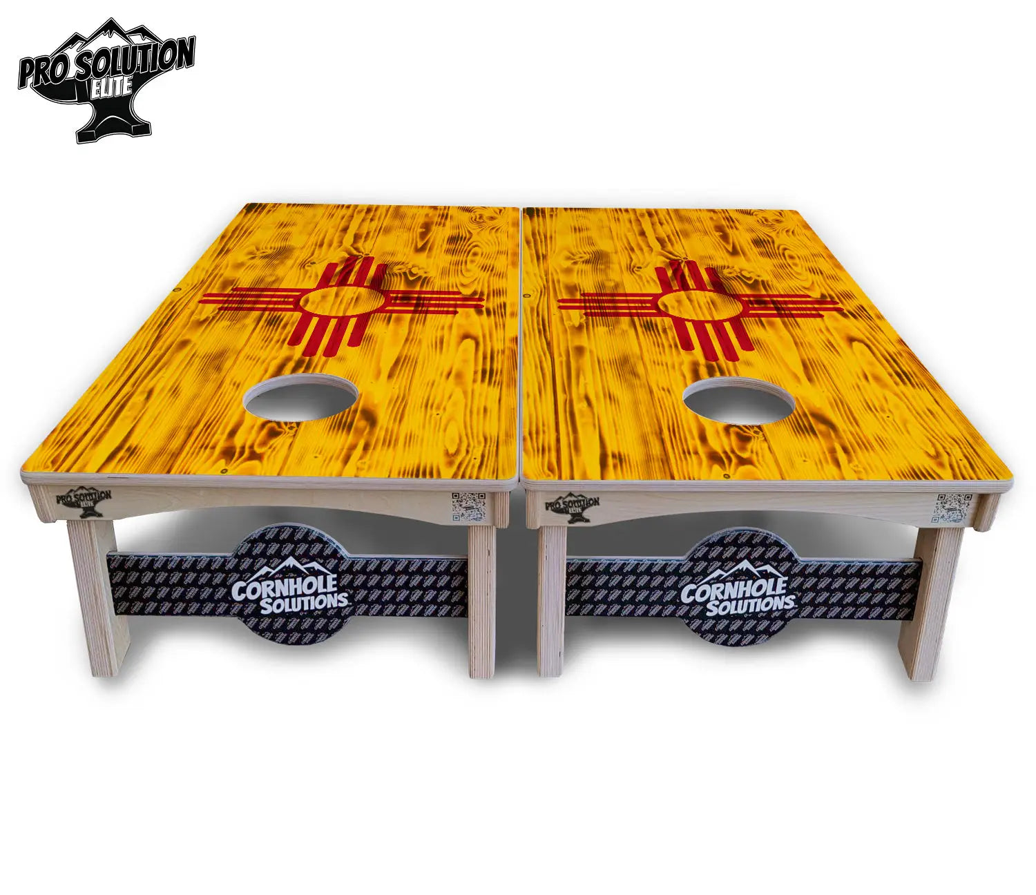 New Mexico Flag Cornhole Boards - Pro Solution Elite Series Cornhole Solutions