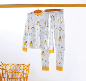 New Year's Eve Organic Cotton Kids Pajamas Nola Tawk