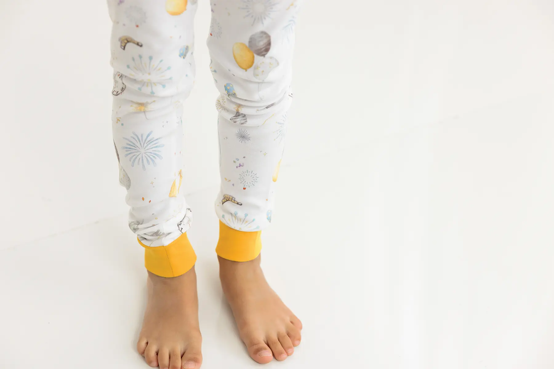 New Year's Eve Organic Cotton Kids Pajamas Nola Tawk