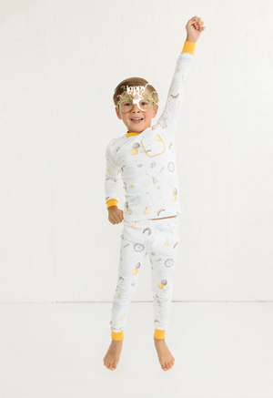 New Year's Eve Organic Cotton Kids Pajamas Nola Tawk