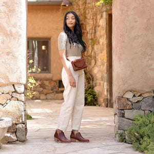 Nisolo Cleo Leather Convertible Crossbody Clutch Mission Mercantile Leather Goods