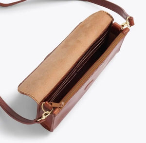 Nisolo Cleo Leather Convertible Crossbody Clutch Mission Mercantile Leather Goods