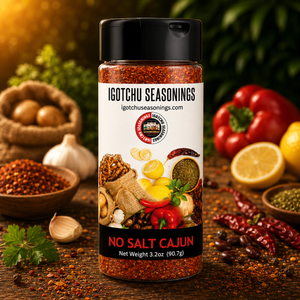 Igotchu No Salt Cajun seasoning by Igotchu Seasonings, Southern food gift main product photo