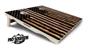Nurse Thin Line Flag Cornhole Boards - Pro Solution Lite Series