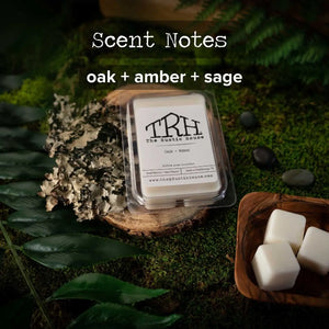 Oak + Moss Wax Melt The Rustic House