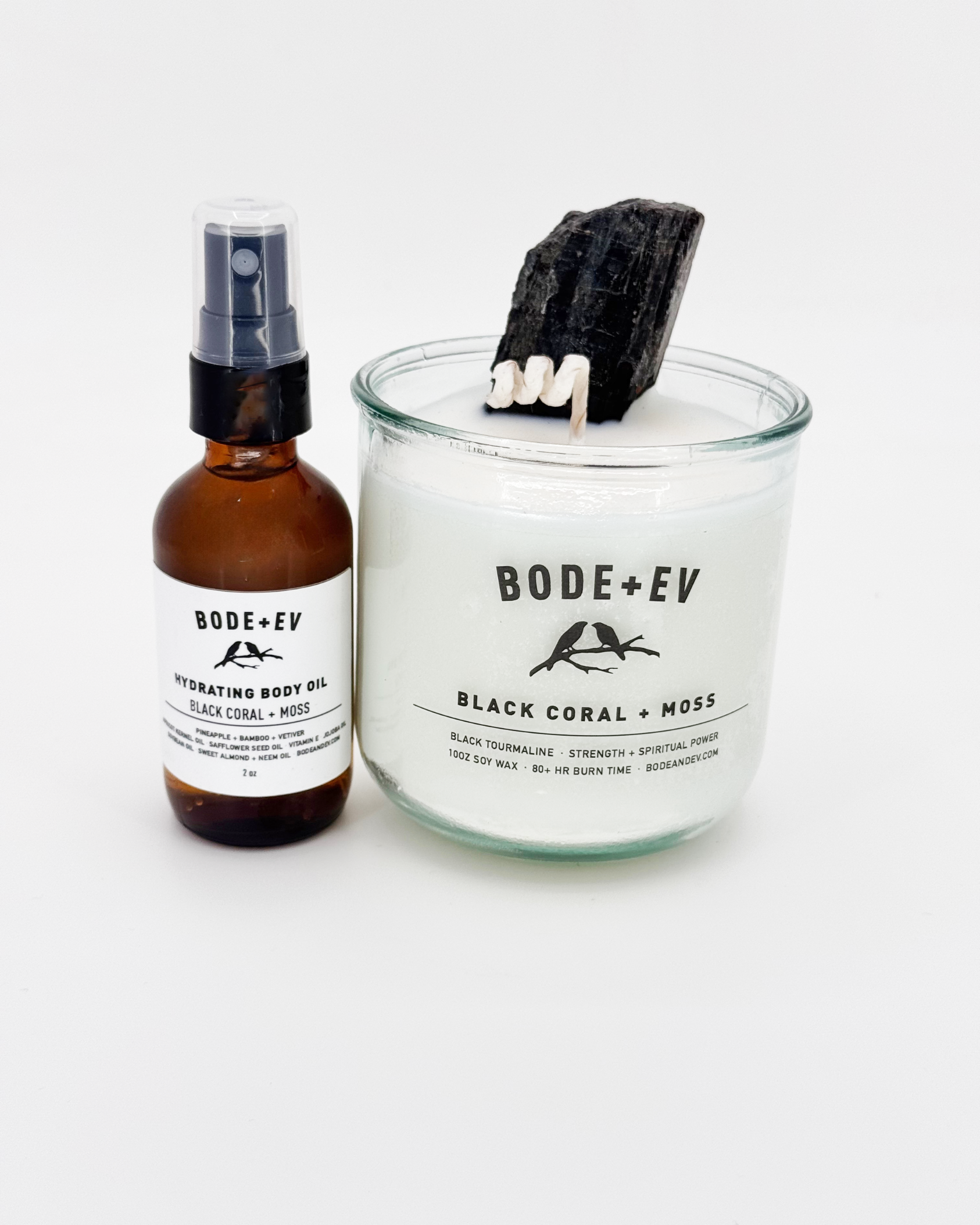 Soy Candle + Body Oil Gift Set | Self-Care Gift
