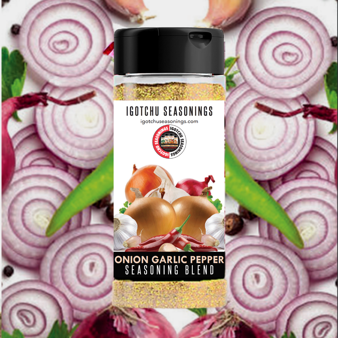 Igotchu Onion Garlic pepper seasoning by Igotchu Seasonings, Southern food gift detail photo 2