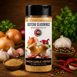 Igotchu Onion Garlic pepper seasoning by Igotchu Seasonings, Southern food gift main product photo