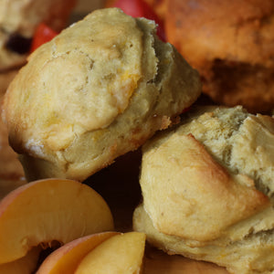 Orchard Peach Cream Scones - Gluten Free
